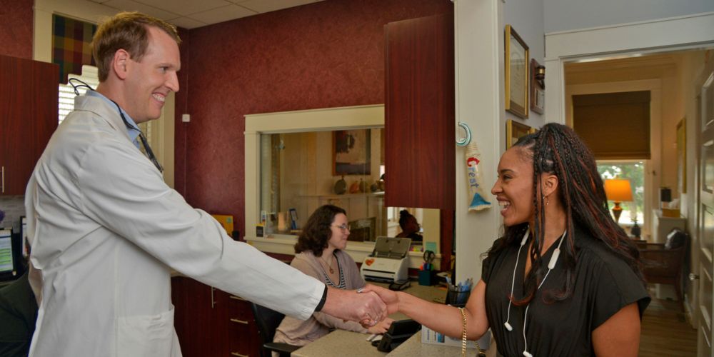 Dr. Kittrell Shaking Hands